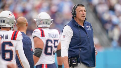 New England Patriots head coach Mike Vrabel