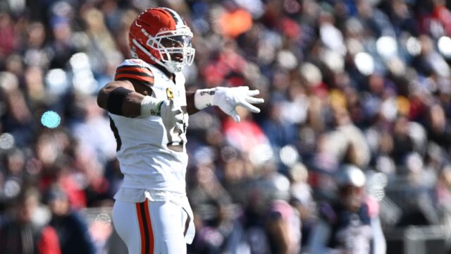 Cleveland Browns edge rusher Myles Garrett