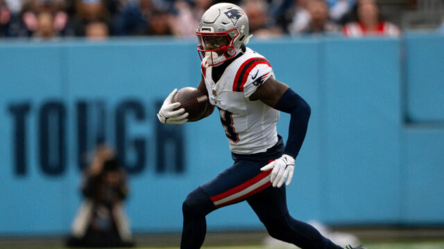 New England Patriots wide receiver Stefon Diggs