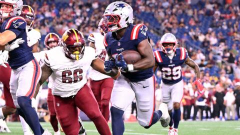 New England Patriots running back Terrell Jennings