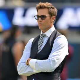 Former New England Patriots quarterback Tom Brady