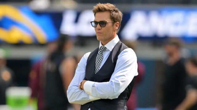 Former New England Patriots quarterback Tom Brady