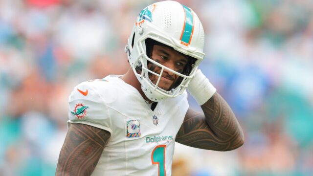 Miami Dolphins quarterback Tua Tagovailoa