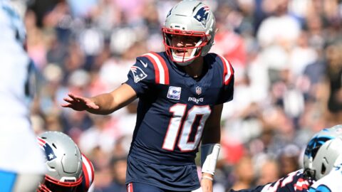 New England Patriots Quarterback Drake Maye