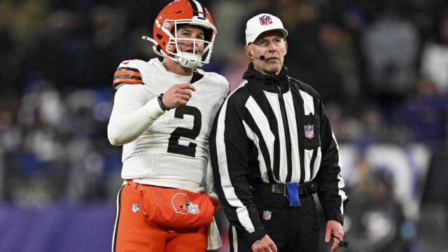 Cleveland Browns quarterback Bailey Zappe