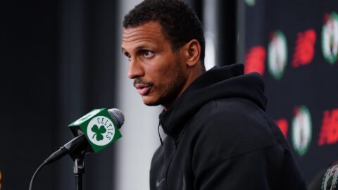 Boston Celtics head coach Joe Mazzulla