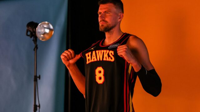 Atlanta Hawks center Kristaps Porzingis