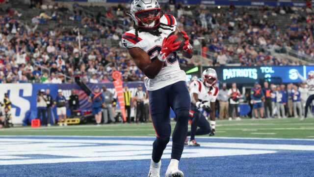 New England Patriots safety Kyle Dugger