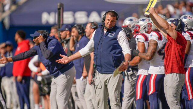 New England Patriots head coach Mike Vrabel