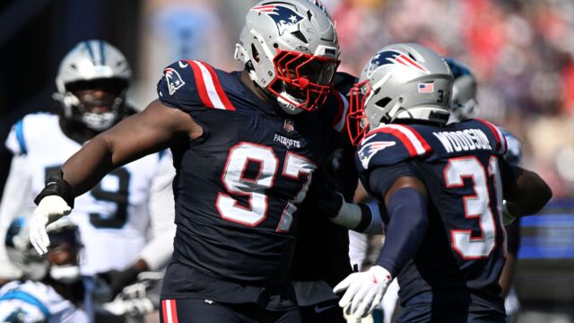 New England Patriots defensive tackle Milton Williams