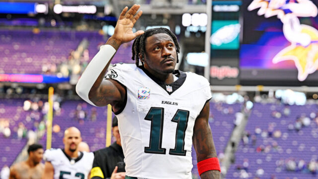 Philadelphia Eagles wide receiver A.J. Brown
