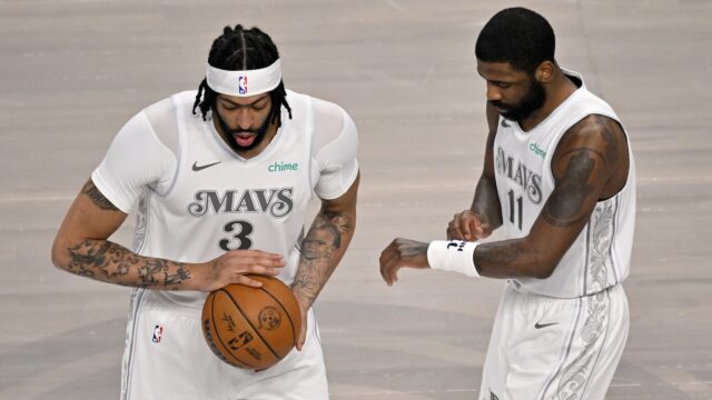 Anthony Davis and Kyrie Irving