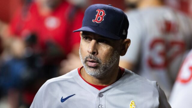 Boston Red Sox manager Alex Cora