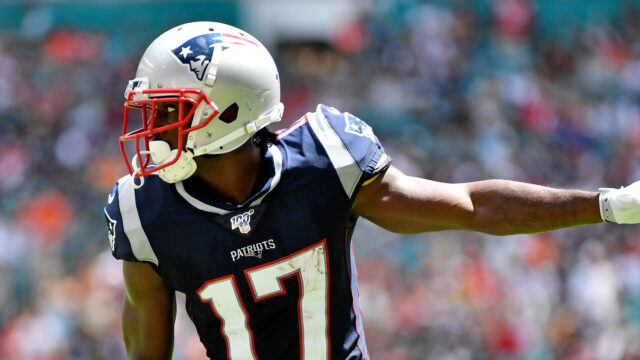 Former New England Patriots wide receiver Antonio Brown