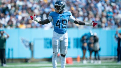 Tennessee Titans linebacker Arden Key
