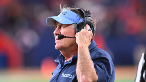 North Carolina Tar Heels head coach Bill Belichick