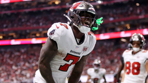 Tampa Bay Buccaneers running back Bucky Irving