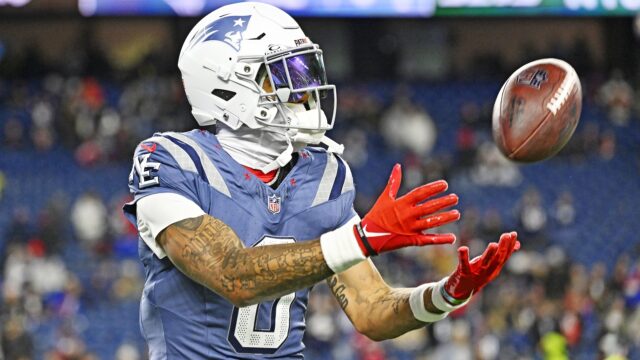 New England Patriots cornerback Christian Gonzalez