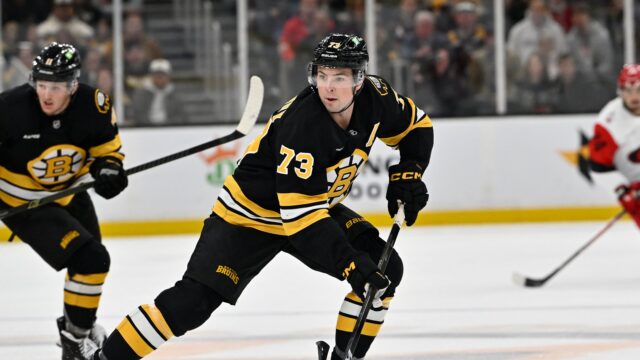 Boston Bruins defenseman Charlie McAvoy