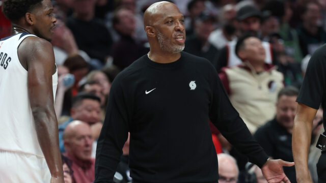 Portland Trail Blazers head coach Chauncey Billups