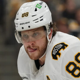 Boston Bruins right winger David Pastrnak