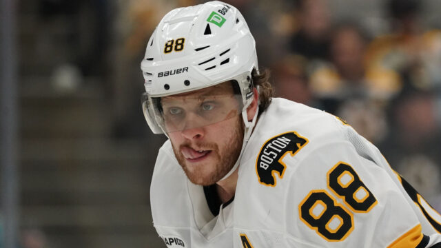 Boston Bruins right winger David Pastrnak