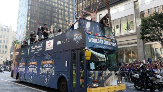 Los Angeles Dodgers Word Series parade