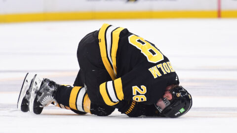 Boston Bruins center Elias Lindholm