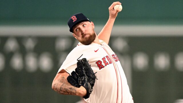 Boston Red Sox starting pitcher Garrett Crochet
