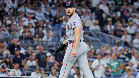 Boston Red Sox starting pitcher Garrett Crochet