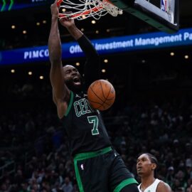 Boston Celtics shooting guard Jaylen Brown