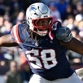 New England Patriots offensive lineman Jared Wilson