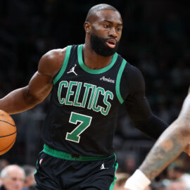 Boston Celtics forward Jaylen Brown