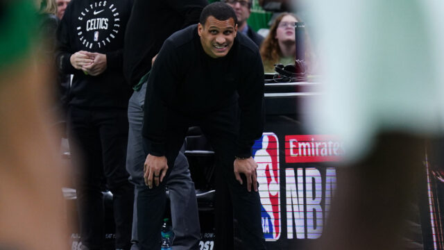 Boston Celtics head coach Joe Mazzulla