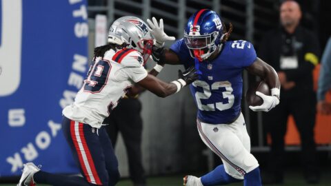 New England Patriots running back Jonathan Ward