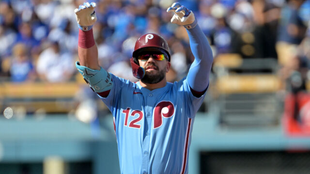 Philadelphia Phillies designated hitter Kyle Schwarber