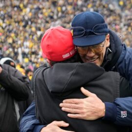 Ohio State Buckeyes defensive coordinator Matt Patricia and Tom Brady