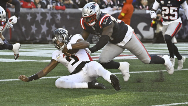 New England Patriots defensive tackle Milton Williams