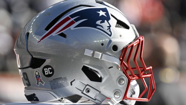 New England Patriots helmet