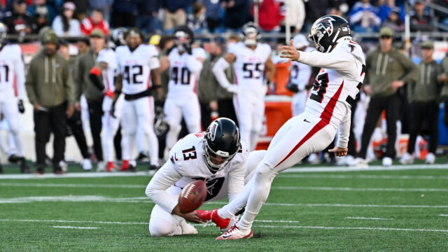 Atlanta Falcons kicker Parker Romo