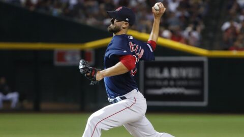 Former Boston Red Sox starting pitcher Rick Porcello