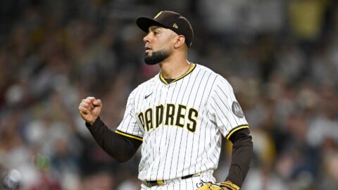 San Diego Padres pitcher Robert Suarez