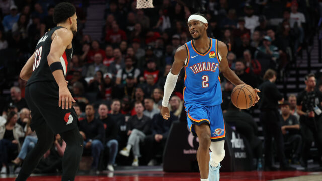 Oklahoma City Thunder guard Shai Gilgeous-Alexander
