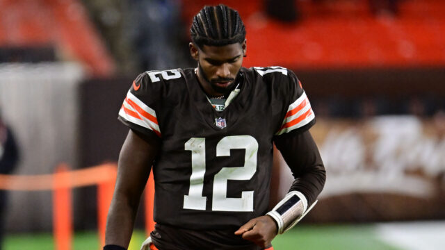 Cleveland Browns quarterback Shedeur Sanders