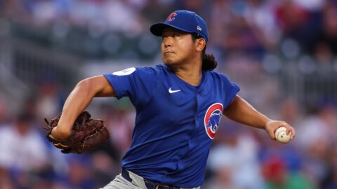 Chicago Cubs pitcher Shota Imanaga