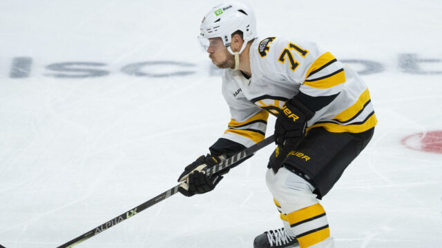 Boston Bruins left wing Viktor Arvidsson