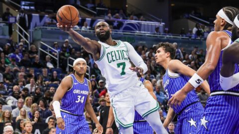 Boston Celtics guard Jaylen Brown