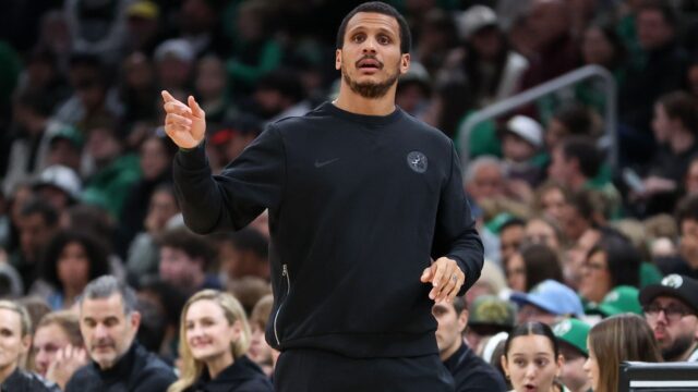 Boston Celtics head coach Joe Mazzulla