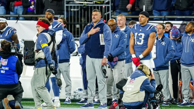 New England Patriots head coach Mike Vrabel