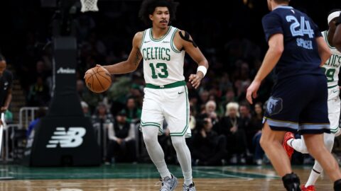 Boston Celtics forward Ron Harper Jr.